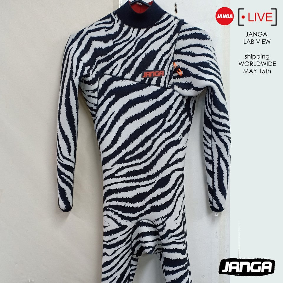 JANGLE ZEBRA GUYS WETSUIT